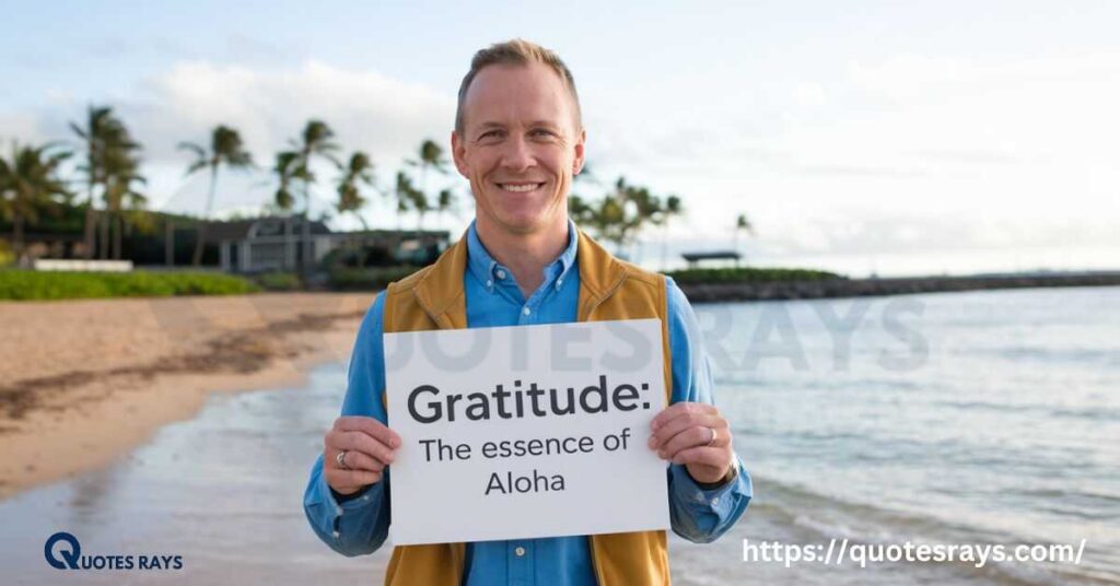 Gratitude: The Essence of Aloha