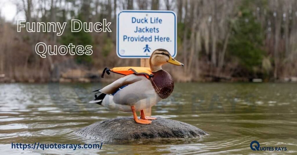 Funny Duck Quotes