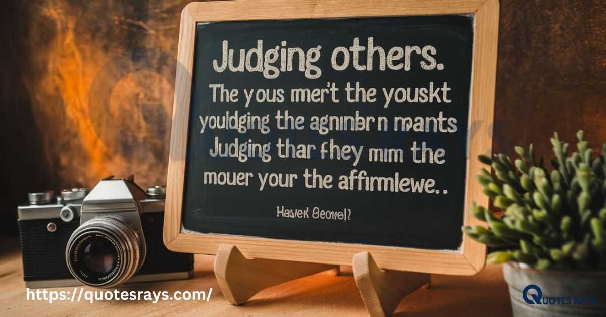 About Judging Others Quotes