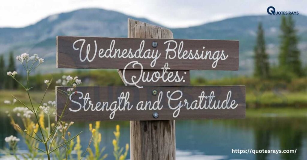 Wednesday Blessings Quotes