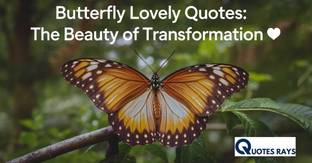 Butterfly Lovely Quotes