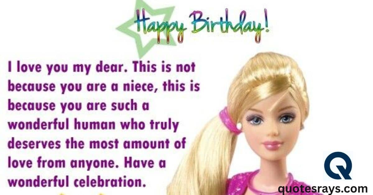Sweetest Birthday Wishes for Your Niece To Remind How Special